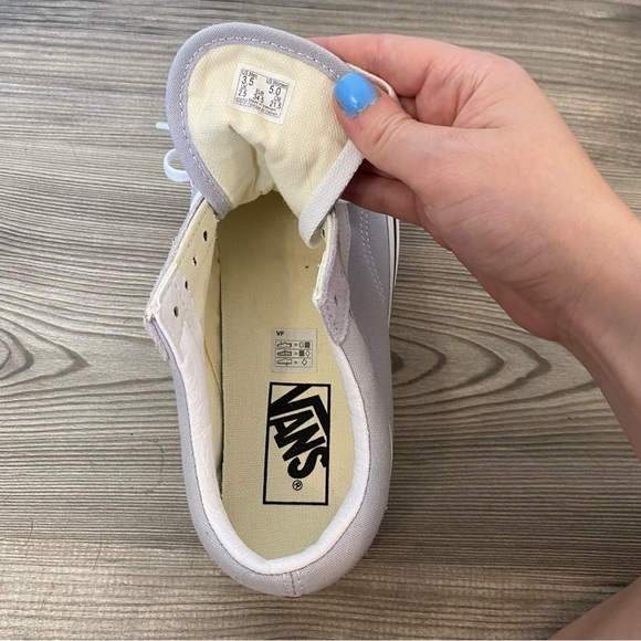 VANS Old Skool SKATE SHOES Gray White Unisex - Picture 6 of 9